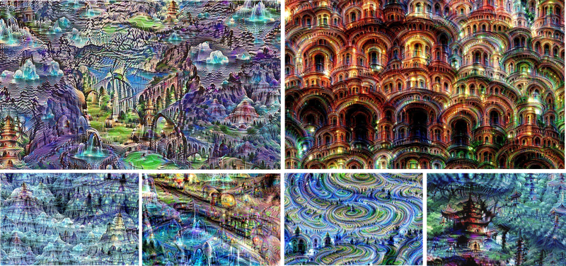 Illustration for article titled Artificial Neural Networks Can Day Dream–Here's What They See